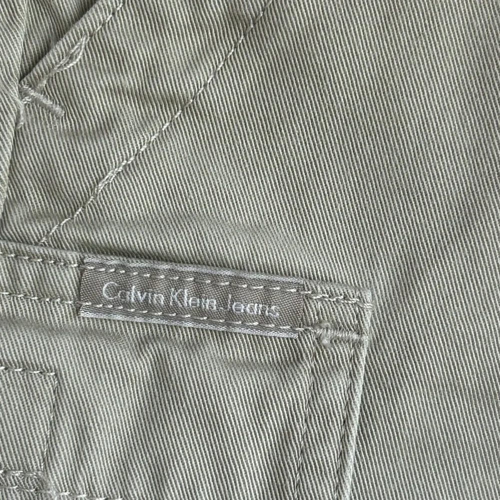 90s Calvin Klein Khaki Cargo Shorts Vintage Y2K Cotton Casual Minimalist Tan